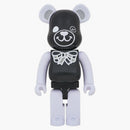 Bearbrick X Freemasonry X Fragment 1000% Black