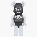 Bearbrick X Freemasonry X Fragment 100% y 400% Set Negro