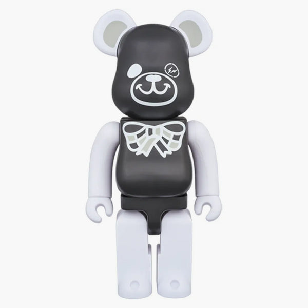 Bearbrick X Freemasonry X Fragment 100% & 400% set Black