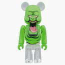 Bearbrick X Ghostbusters Slimer Green Ghost 100% & 400% Green