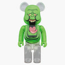 Bearbrick X Ghostbusters Slimer Green Ghost 100% & 400% Green