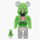 Bearbrick X Ghostbusters Slimer Green Ghost 100% & 400% Green