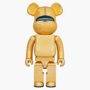 Bearbrick x hajime sorayama sexy robot 1000% gold
