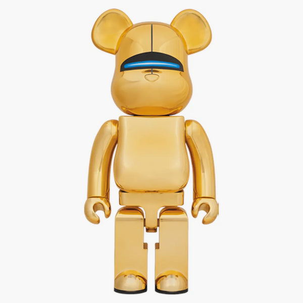 Bearbrick x Hajime Sorayama robot sexy 1000% oro