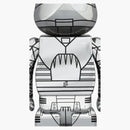 Bearbrick x Hajime Sorayama Shadow Moon (2G esclusivo) 400%