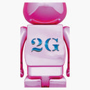 Bearbrick x Hajime Sorayama x 2g 100% a 400% nastavené růžové zlaté ver.