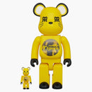 Bearbrick X Hanshin Tiger Collaboration 100% & 400% Set