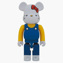 Bearbrick X Hello Kitty (blue Overalls Version) 1000%