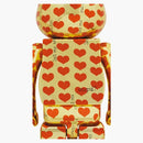 Bearbrick X Hide Gold Heart 1000%