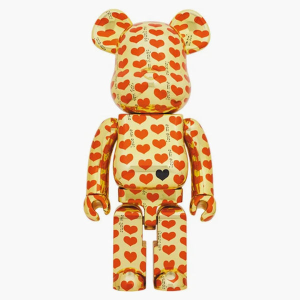 Bearbrick x Hide Gold Heart 1000%