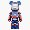 Bearbrick X Iron Man Iron Patriot 400% Blue
