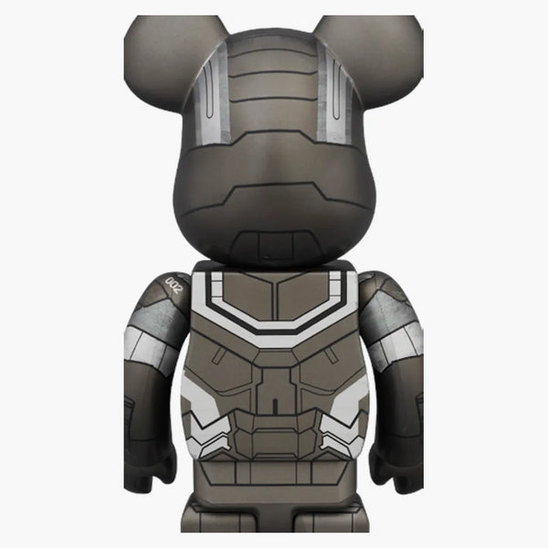 Bearbrick X Iron Man War Machine 400% Silver