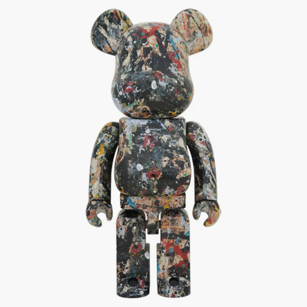 Bearbrick x Jackson Pollack Studio versione 2.0 1000% multi