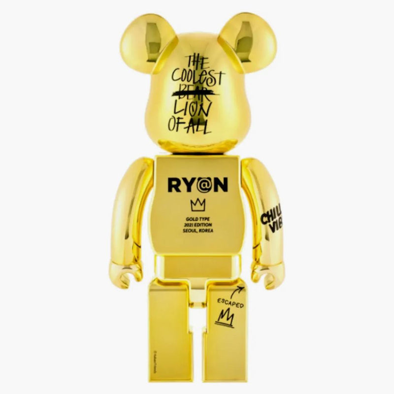 Bearbrick X Kakao Ryan 400% Gold
