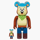 Bearbrick x Kelloggs Sugar Pon Peter 100% & 400% sada