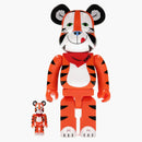 Bearbrick X Kellogg's Tony The Tiger Vintage Ver. 100% & 400% Set