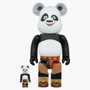 Bearbrick X Kung Fu Panda 100% & 400% Set