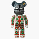 Bearbrick X Kutani Ware Kutani Arlecchino 400%