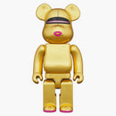 Bearbrick x Kutani x Hajime Sorayama 400% (čistý zlatý list)