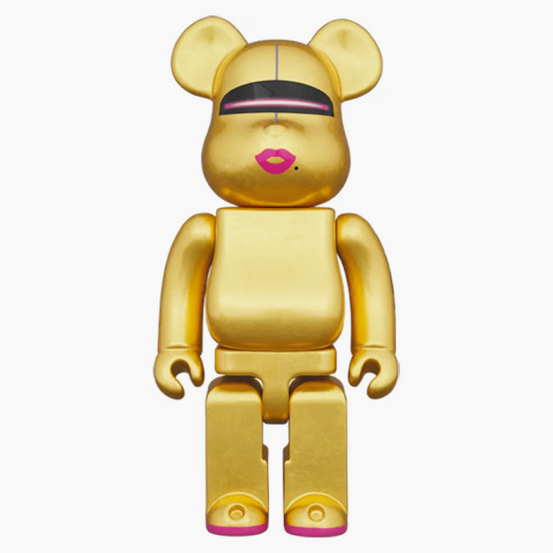 Bearbrick X Kutani X Hajime Sorayama 400% (pure Gold Leaf)