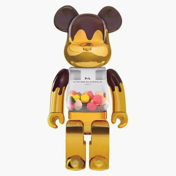 Bearbrick x la maison du chocolat 1000% marrone/oro