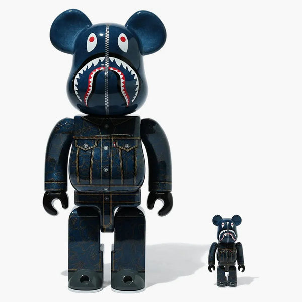 Bearbrick x Bape x Levi's 100% & 400% sada