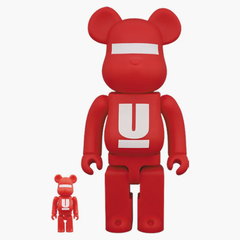 Bearbrick X Medicom Undercover Logo 100% & 400% Set Red/White