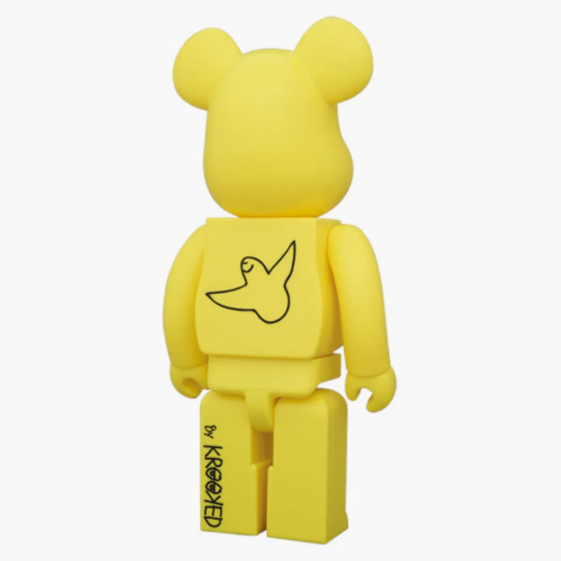 Bearbrick X Mark Gonzalez Crooked Skateboards 400% Yellow