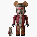 Bearbrick x Marvel Guardians of Galaxy Vol. 3hvězdičkový lord 100% a 400% set