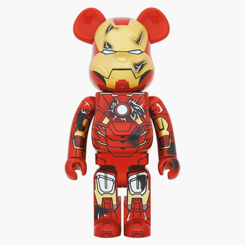 Bearbrick x Marvel Iron Man 3 (Iron Man Mark VII DAMENT Ver.) 1000%
