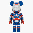 Bearbrick X Marvel Iron Man 3 (Iron Patriot) 1000%