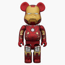 Bearbrick X Marvel Iron Man Mark VII 400% red