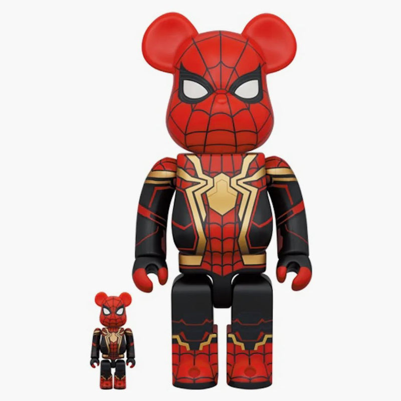 Bearbrick X Marvel Spider-Man (Integrated Suit) 100% a 400% sada