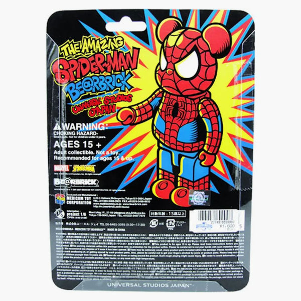 Bearbrick X Marvel Spider-Man (Universal Studios Japan Exkluzivní) 100%