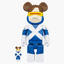 Bearbrick X Marvel X-Men Cyclops (Variant Suit ver.) 100% a 400% sada