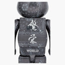 Bearbrick X Mastermind World 1000% Black Bandana