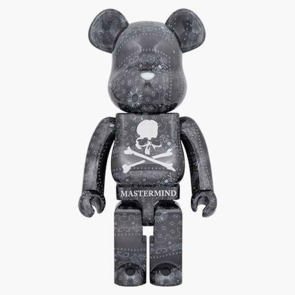 Bearbrick x Mastermind World 1000% Black Bandana