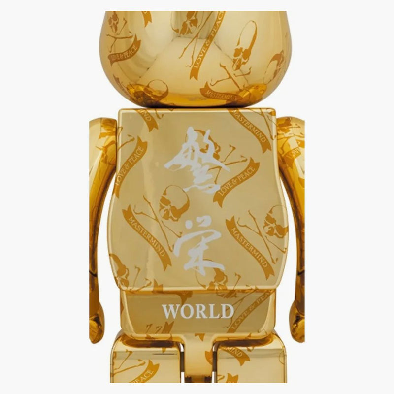 Bearbrick X Mastermind World 1000% Gold