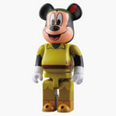 Bearbrick x Mickey Mouse Peter Pan 400% Green