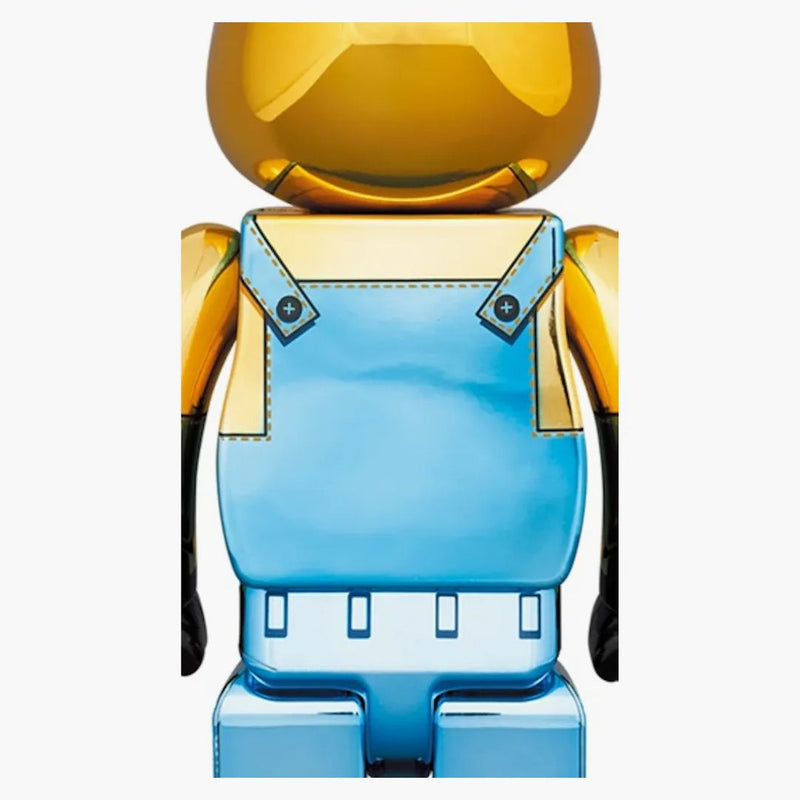 Bearbrick X Minions Kevin Chrome Ver. 100% a 400% sada