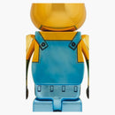 Bearbrick X Minions Stuart Chrome Ver. 1000%