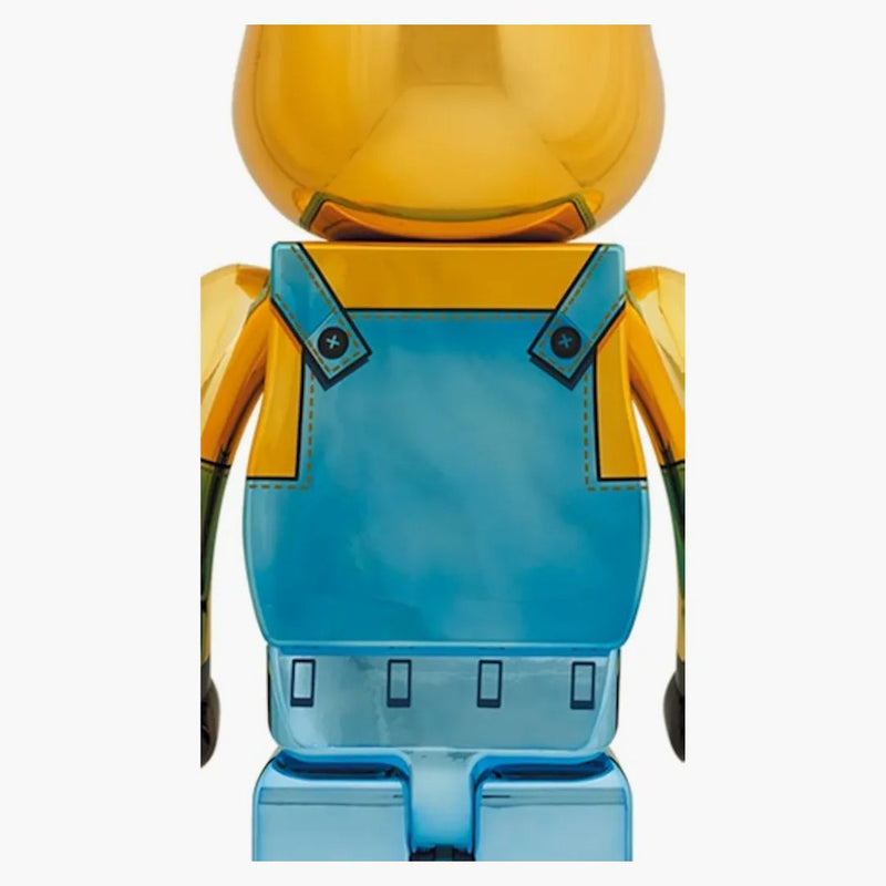 Bearbrick x Minions Stuart Chrome Ver. 1000%