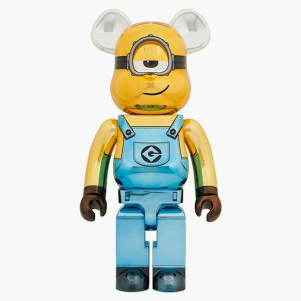 Bearbrick x Minions Stuart Chrome Ver. 1000%