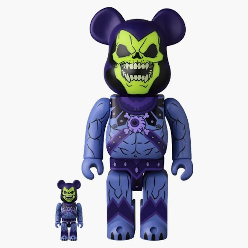 Bearbrick X Mishka X Masters of the Universe Skeletor 100% & 400% set