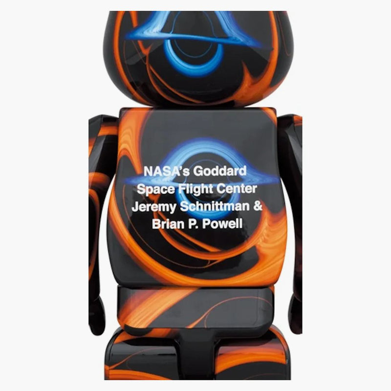 Bearbrick X NASA dvojnásobně pokřivená černá díra 100% a 400% sada