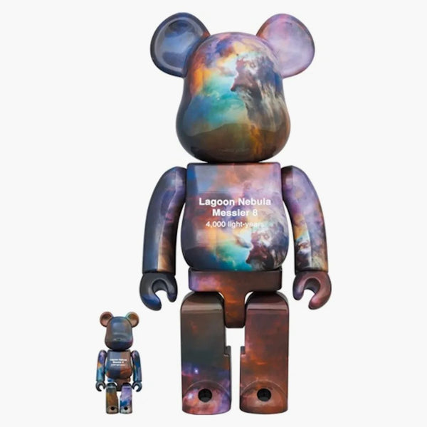 Bearbrick X Nasa Hubble Space Telescope Lagoon Nebula (Messier 8) 100% & 400% set