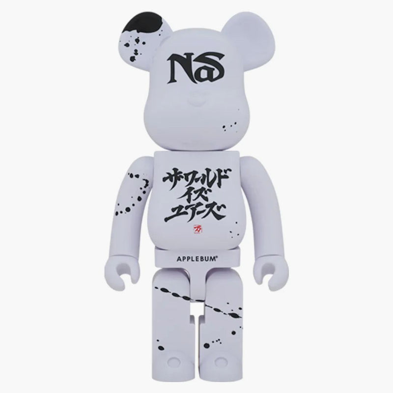 Bearbrick x Nas X Apple Bum 1000% bianco