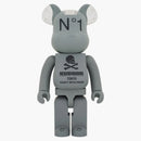 Bearbrick X Neighborhood 1000% Gray