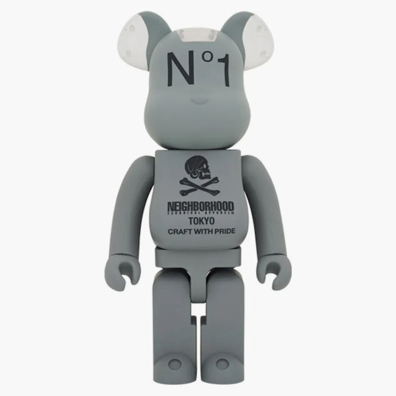 Bearbrick X Okolí 1000% šedá