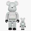 Bearbrick X Nike SB 2020 100% & 400% Set White